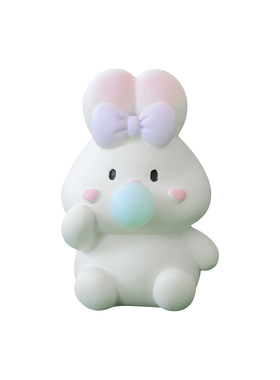 萌兔桌面摆件治愈系送礼场景布置