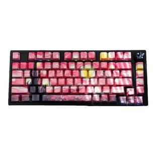 猫尔本Maorbeng星空系列原厂高度侧刻透光130键侧透热升华键帽