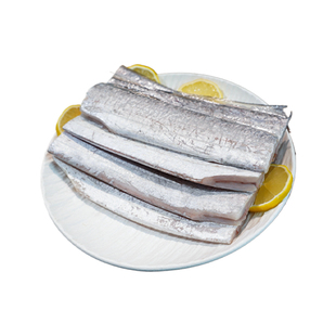 海鼎纪旗舰店 精品舟山雷达网带鱼纯中段无内脏鲜冻无冰  两斤装