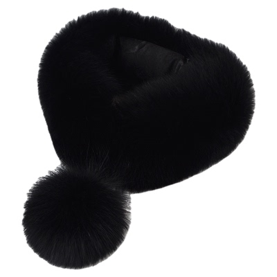 冬简约气质女双面毛绒围巾围脖