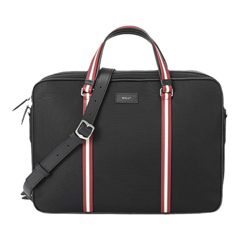 BALLY男士公文包电脑包男包手提单肩斜挎包通勤包 CODE BRIEFCASE