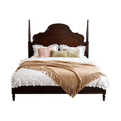 安娜床法式复古全实木1米8双人床