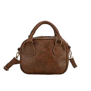 包包女秋冬新款手提斜挎包单肩包手机包韩国小众复古英伦风小方包