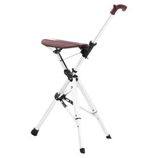 德国欧航老人拐杖凳折叠便携轻便多功能手杖椅防滑助步器可坐拐棍