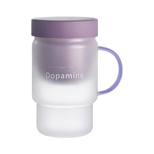 木笙玩物高颜值大容量泡茶杯办公室茶水分离高硼硅玻璃水杯子女生