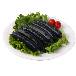 墨鱼肉肠商用墨斗鱼海鲜肠正宗台式墨鱼肠烤肠烤肉烘焙食材半成品