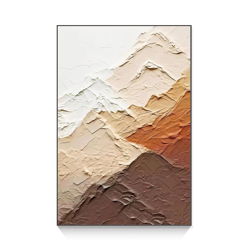 客厅装饰画背有靠山挂画