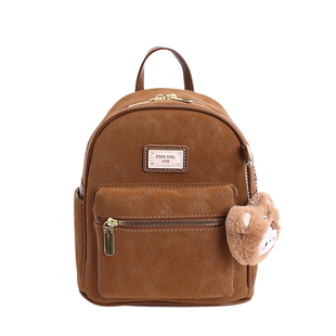 韩系复古学院风双肩包女百搭日系小众休闲时尚外出背包大学生书包