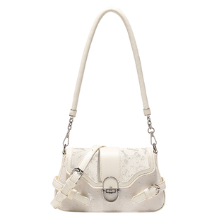 圣米洛小众蝴蝶刺绣腋下包包女2026新款高级感生日礼物斜挎小方包