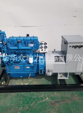 潍坊30kw船用发电机组 40KVA兰电发电机 无刷 30千瓦船用发电机组
