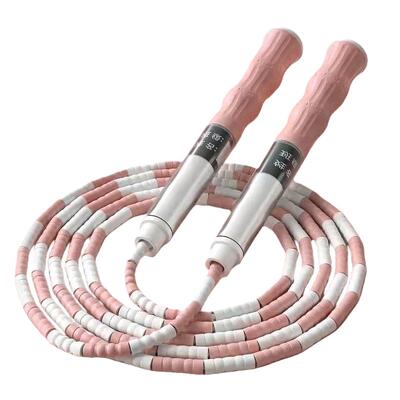 儿童竹节跳绳小学生专用幼儿一年级园初学中考绳子可调节不打结