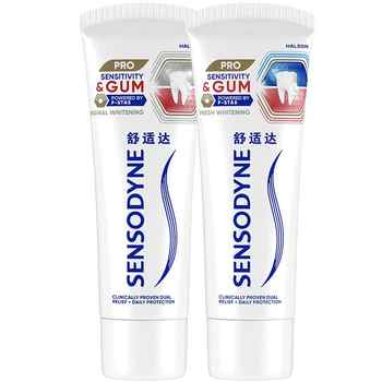 舒适达护敏健龈牙膏200g套装红蓝管改善牙龈出血清新口腔护齿亮白实付69.8元到手包邮 舒适达护敏健龈牙膏200g套装红蓝管改善牙龈出血清新口腔护齿亮白实付69.8元到手包邮