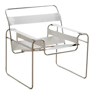 瓦西里椅设计师网红拍照躺椅中古单人休闲沙发椅不锈钢包豪斯椅子