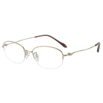 夏蒙女款商务钛材眼镜