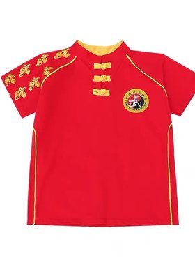 儿童武术表演服夏季短袖训练服装