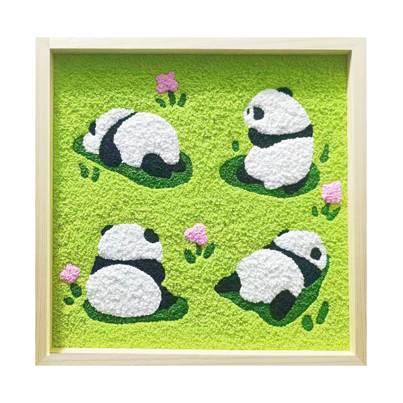 纸浆画手工diy材料包数字油画