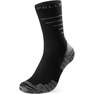 伯希和户外运动袜男美利奴羊毛加厚徒步袜冬季登山保暖跑步袜子女