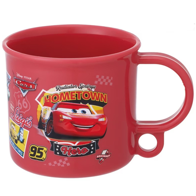 日本正品汽车总动员麦昆儿童餐具Skater宝宝刷牙叉勺筷碗水杯水壶