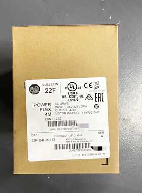 【询价】[钉子]罗克韦尔模块未拆封22F-D4P2N113，适用