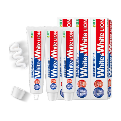 狮王美白防蛀清新口气牙膏