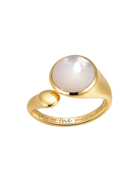 MonteLuna月意母贝开口戒