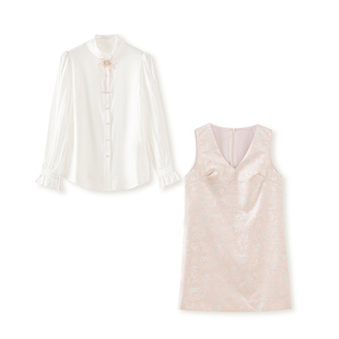 迪奥新中式连衣裙女2025春秋新款中国风修身显瘦旗袍裙优雅气质夏