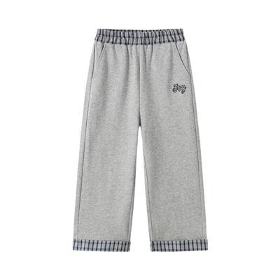 植木【衣橱常客】可机洗纯棉透气 男童裤子 直筒裤2026年春季童装