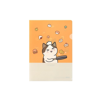 韩国bookfriends可爱卡通半透明A4文件资料夹学生便携试卷收纳袋