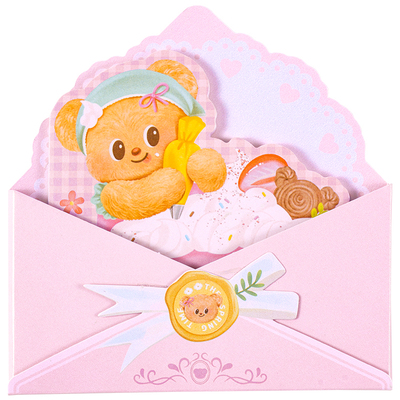 得力黄油小熊联名便签本