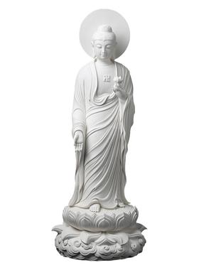 戴玉堂陶瓷摆件《89公分佛光阿弥陀佛》林建平客厅装饰大型佛像