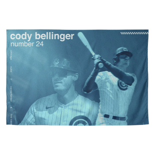 科迪贝林杰Cody Bellinger棒球球星周边装饰海报背景墙布挂毯挂布