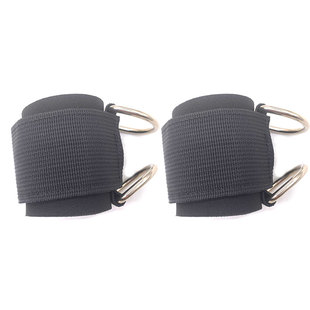 龙门架手臂手腕三角肌力量健身训练绑带同脚环脚踝扣拉力绳配件