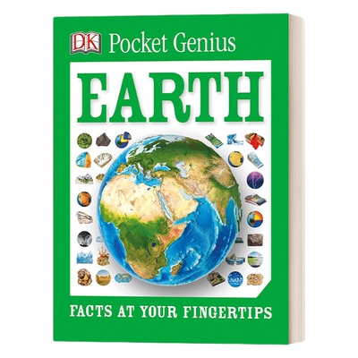 英文原版 Pocket Genius Earth Facts at Your Fingertips DK百科知识口袋书 口袋天才系列 地球 英文版 进口英语原版书籍