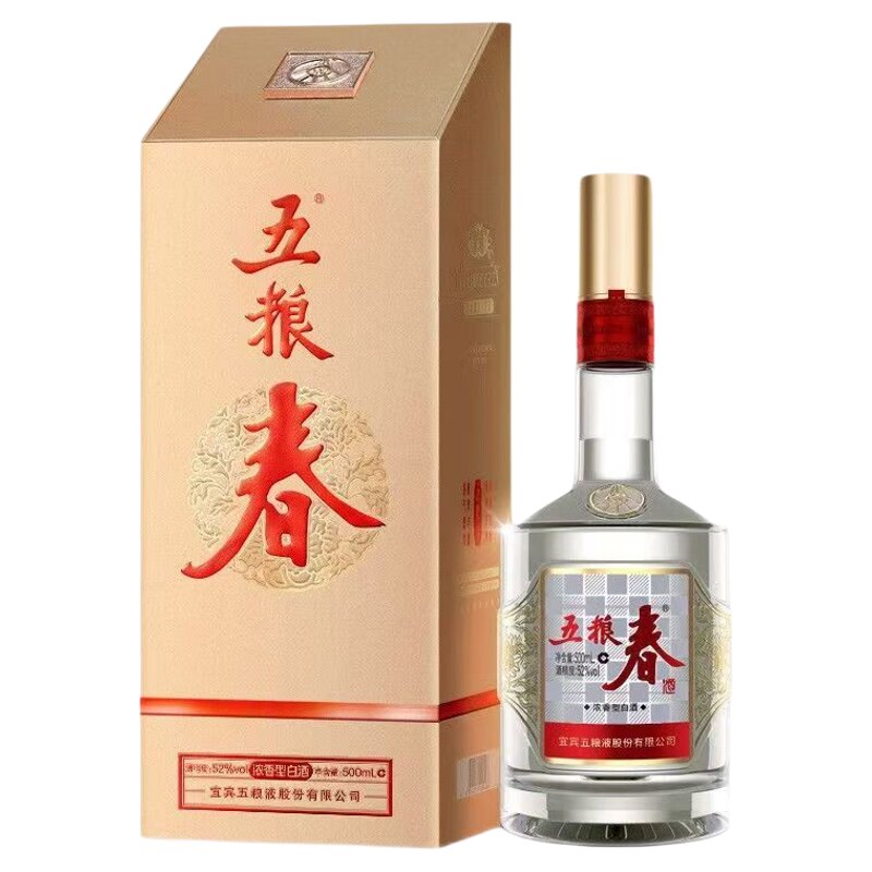 五粮液五粮春浓香型白酒500ml