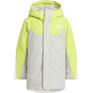 阿迪达斯童装25冬季儿童暖芯羽绒服男大童拒水防风保暖外套KC5410