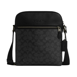 【正品保证】COACH/蔻驰男士Houston 22飞行员包商务单肩斜挎包