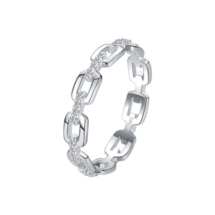 摩典新款小众设计高级感纯银戒指女s925冷淡风简约食指闭口指环