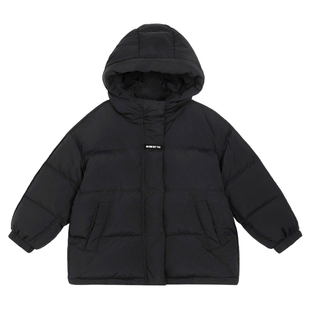 小o宝okids男童 保暖羽绒服连帽高充绒量外套2025新款冬季加厚