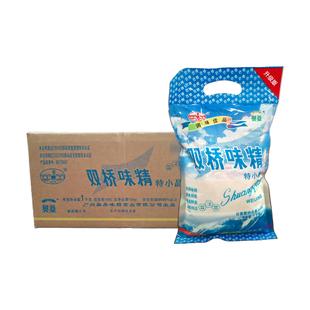 双桥味精1kg特小晶袋整箱商用味精无盐味精速溶特鲜味精粉体批发