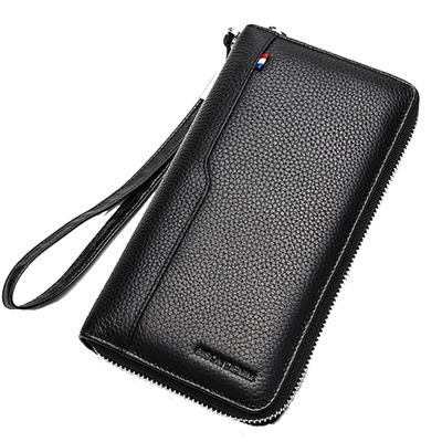 美洲野牛真皮男士钱包卡包大容量