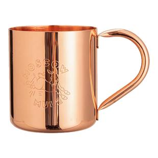 304不锈钢双层镀铜莫斯科骡子杯铜杯Moscow mule cup精抛骡子酒杯