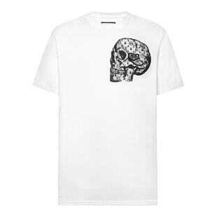 PHILIPP PLEIN 男士Skull经典徽标圆领T恤