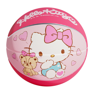 三丽鸥正品篮球儿童幼儿园3号4号5号小学生Kitty猫专用训练耐打球