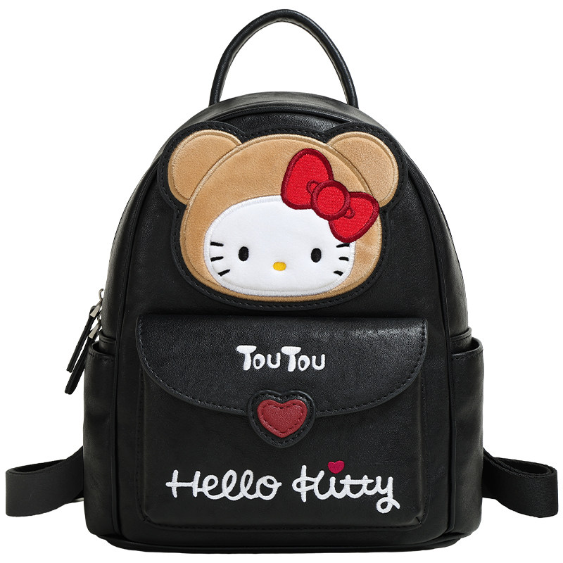 双11新品 10/26 20点｜TOUTOUhellokitty小熊帽双肩包女儿童背包