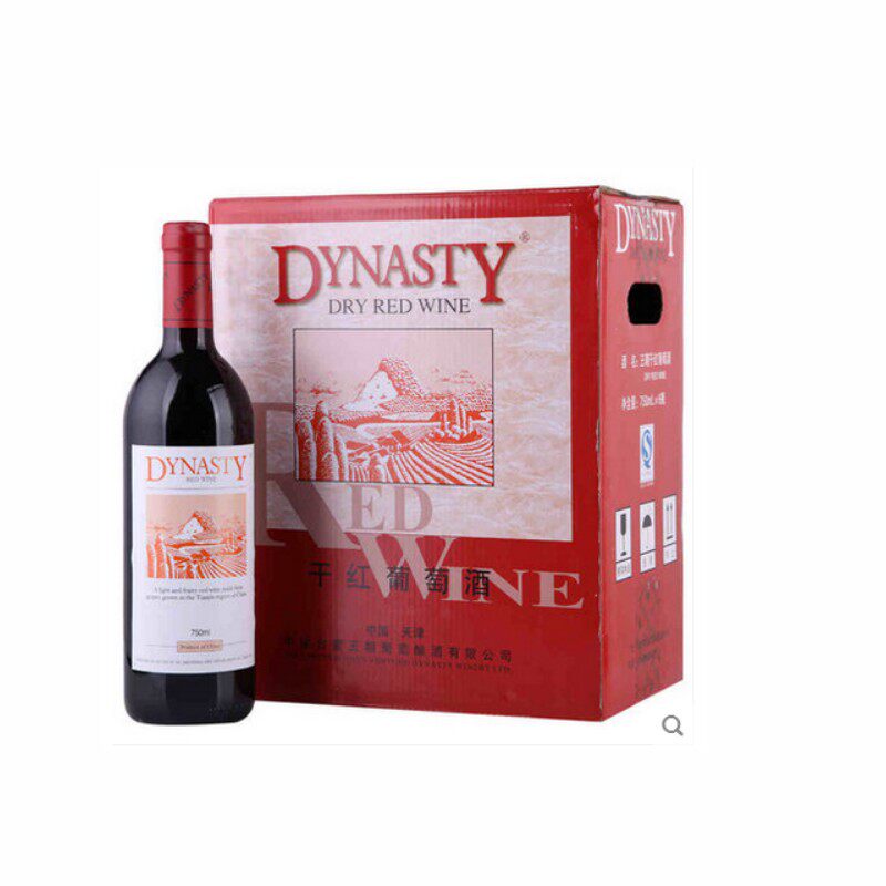 干红葡萄酒Dynasty/王朝6瓶一箱