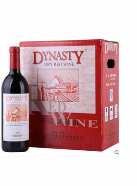 干红葡萄酒Dynasty/王朝6瓶一箱