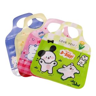 卡通手提自封袋分装袋可爱包装袋子儿童零食糖果饼干圣诞节礼品袋