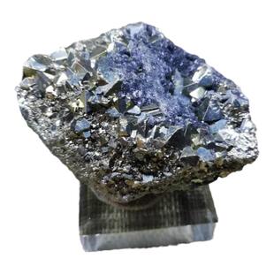 N88天然黄铁矿原石立方体晶体小摆件招财矿石矿标地质矿物标本