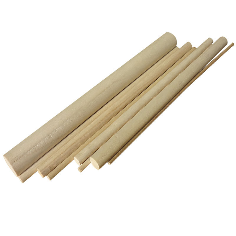 50CM手工圆木棍实木模型材料原木