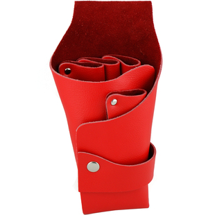 发型师专用剪刀包斜挎真皮理发师腰包剪子包发廊剪发包美发工具包